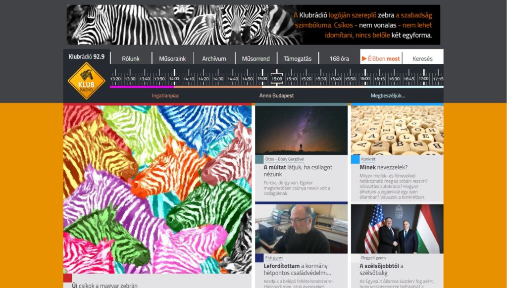 Elkészült a Klubrádió új weboldala Elkészült a Klubrádió új weboldala