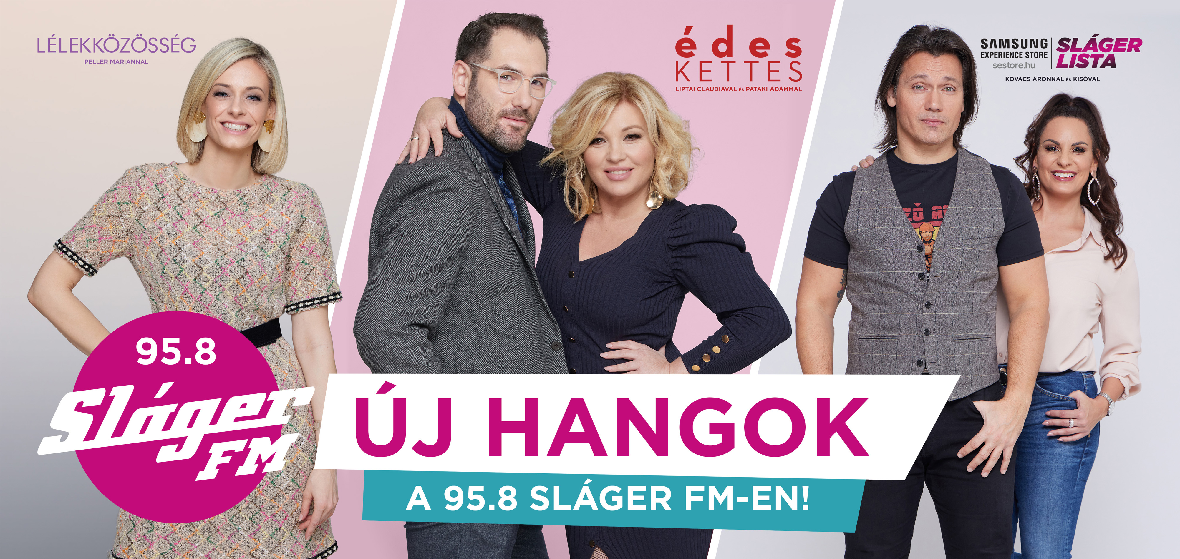 Új műsorokkal várja a tavaszt a 95.8 Sláger FM